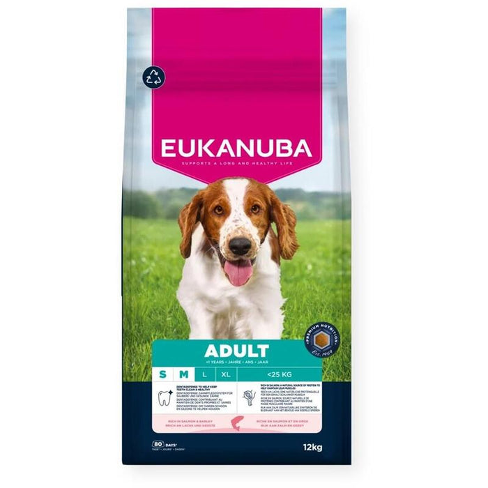 Eukanuba Adult Small/Medium Salmon & Barley 12kg