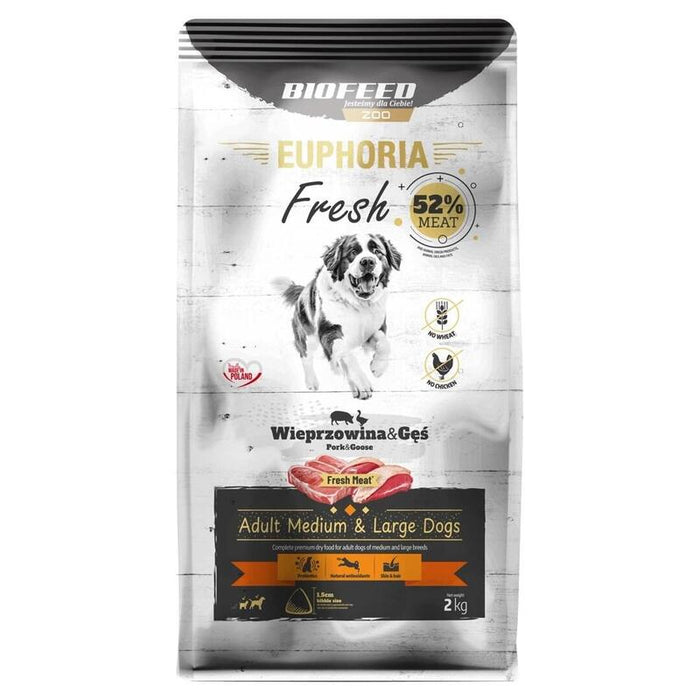 Biofeed Euphoria Fresh Meat Adult Mini & Small Wieprzowina I Ges 2kg