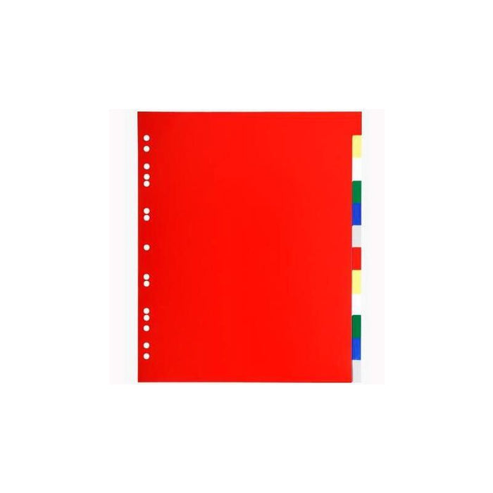 Exacompta Juego Separadores 12 Posiciones A4+ Neutros Pp Flexible C/Surtidos