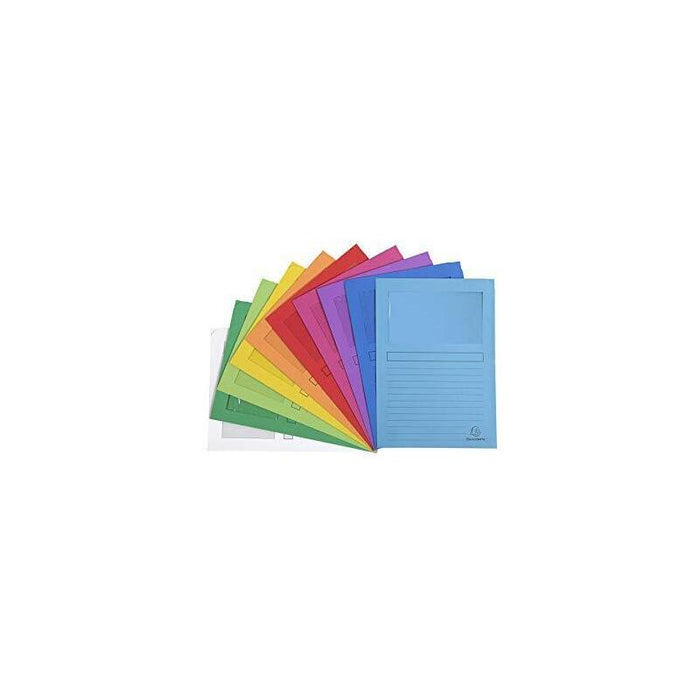 Exacompta Subcarpeta A4 Forever Con Ventana Surtidas 120gr -50u-