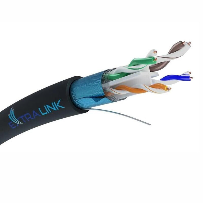 Extralink Cat6 Ftp (F/Utp) V2 Outdoor Twisted Pair 25m