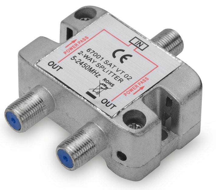 EAN 4054007846754 - Ednet 84675 cable divisor y combinador Divisor de señal para cable coaxial Metálico imagen 2