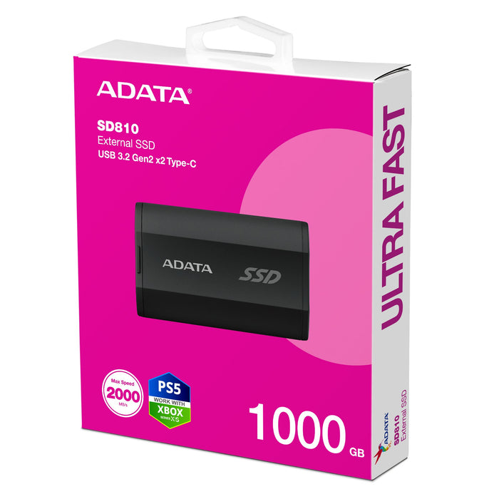 EAN 4711085945754 - ADATA SD810 1 TB USB Tipo C USB 3.2 Gen 2x2 Negro imagen 6