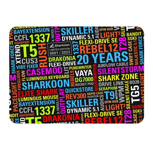 EAN 4044951038084 - Sharkoon 20 Years Mouse Mat Alfombrilla de ratón para juegos Multicolor imagen 1