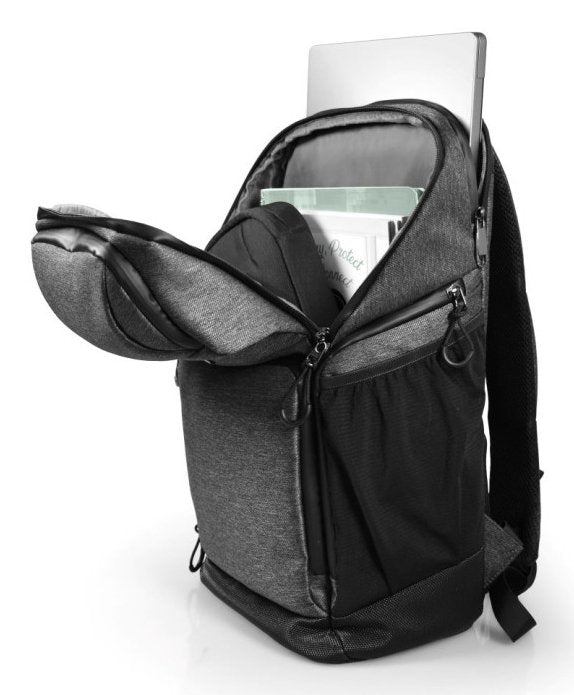 EAN 3567041704016 - Port Designs 170401 maletines para portátil 40,6 cm (16") Mochila Negro, Gris imagen 3