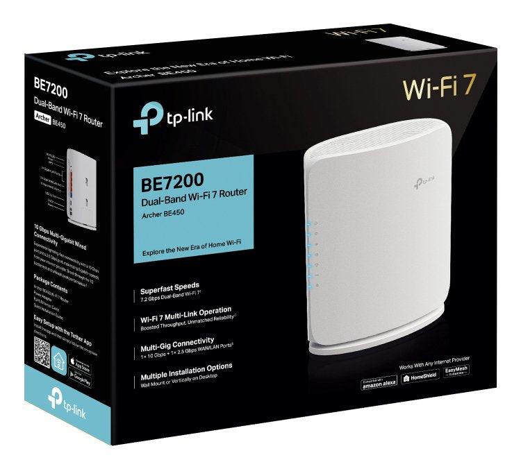 EAN 1210002600606 - TP-Link Archer BE450 router inalámbrico Multi-Gigabit Ethernet Doble banda (2,4 GHz / 5 GHz) Blanco imagen 4
