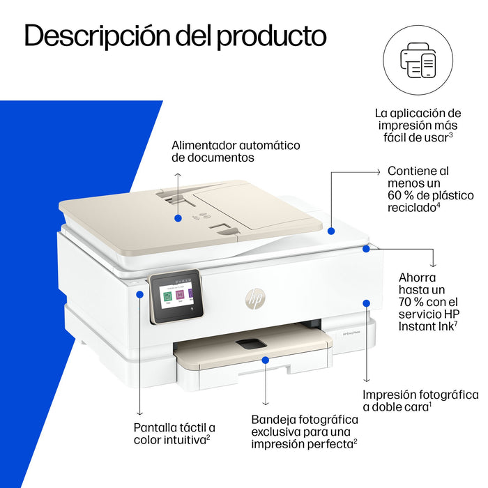 EAN 198990280424 - HP Envy Photo 7930 All-in-One Printer Inyección de tinta térmica A4 4800 x 1200 DPI 15 ppm Wifi imagen 4