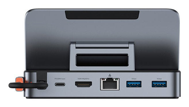 EAN 6932172632212 - Baseus GamerX estación dock para móvil Consola de videojuegos portátil Gris imagen 3