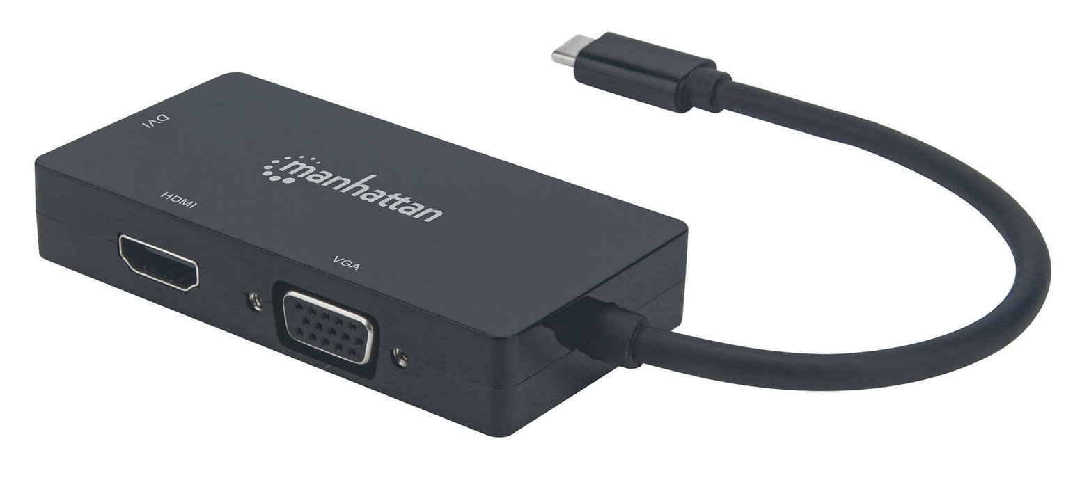 EAN 0766623152983 - Manhattan 152983 Adaptador gráfico USB 3840 x 2160 Pixeles Negro imagen 1