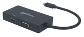 EAN 0766623152983 - Manhattan 152983 Adaptador gráfico USB 3840 x 2160 Pixeles Negro imagen 1