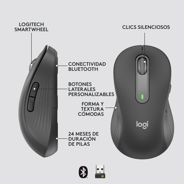 EAN 5099206097209 - Logitech 910-006239 ratón Oficina Izquierda RF Wireless + Bluetooth Óptico 4000 DPI imagen 11