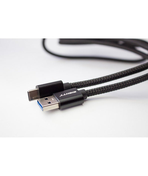 EAN 8425402168790 - Eightt ECT-3B-PVC cable USB USB 3.2 Gen 1 (3.1 Gen 1) 1 m USB A USB C Negro imagen 3