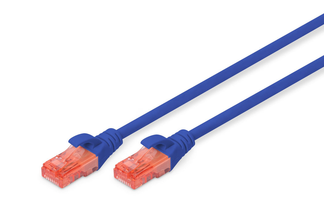 EAN 4016032371816 - Digitus DK-1612-005/B cable de red Azul 0,5 m Cat6 U/UTP (UTP) imagen 1