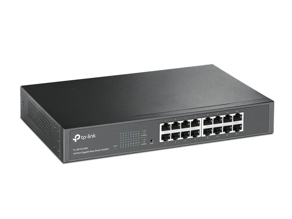 EAN 5715063459911 - TP-Link TL-SG1016DE switch Gestionado L2 Gigabit Ethernet (10/100/1000) Negro imagen 2