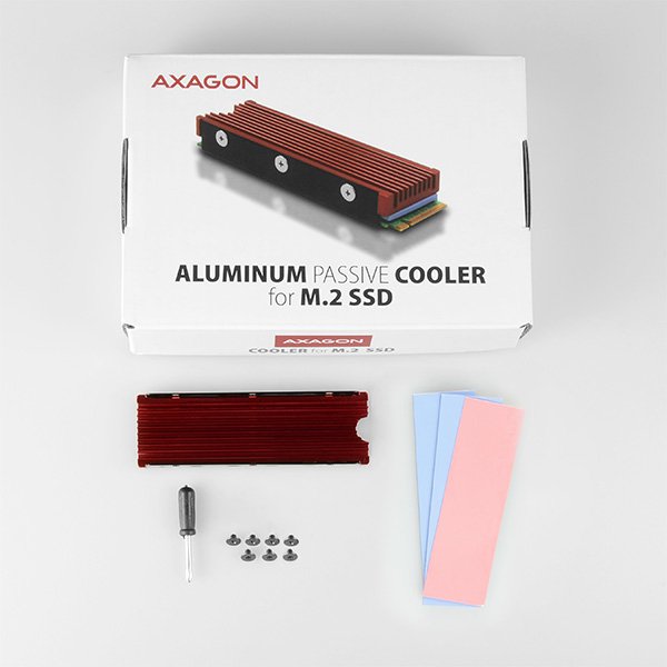 EAN 8595247903976 - Axagon CLR-M2 sistema de refrigeración para ordenador M.2 NVMe SSD, Unidad de estado sólido Disipador tér imagen 2