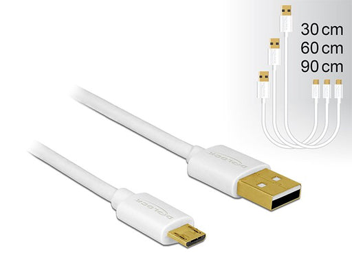 EAN 4043619836796 - DeLOCK 83679 cable USB USB 2.0 USB A Micro-USB B Blanco imagen 2