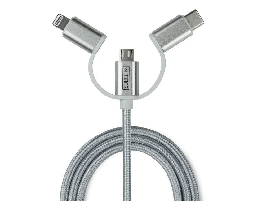 EAN 8436586740757 - SUBBLIM SUB-CHG-4CC001 cargador de dispositivo móvil Universal Plata Encendedor de cigarrillos Carga rápi imagen 4