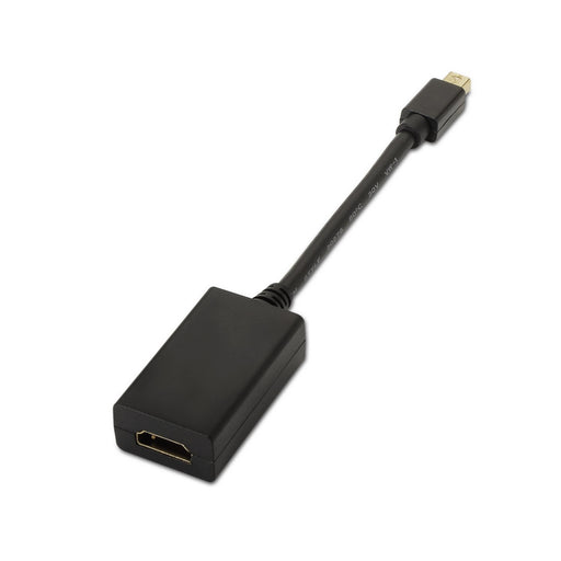 EAN 8436574701364 - AISENS A125-0137 adaptador de cable de vídeo 0,15 m Mini DisplayPort HDMI Negro imagen 1
