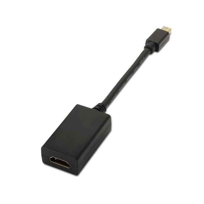 EAN 8436574701364 - AISENS A125-0137 adaptador de cable de vídeo 0,15 m Mini DisplayPort HDMI Negro imagen 1