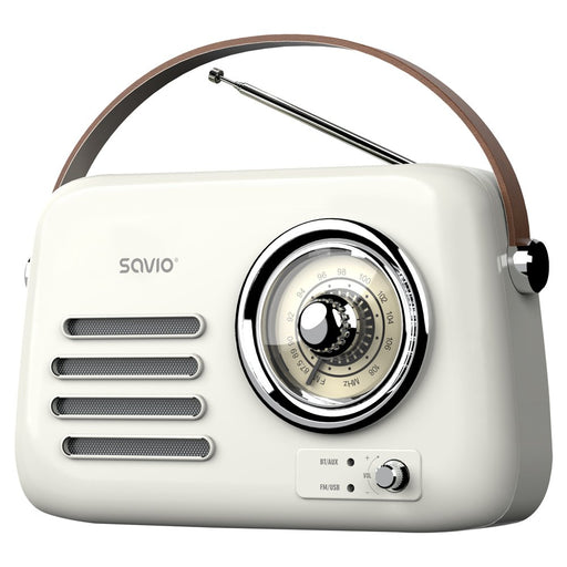 EAN 5901986049654 - Savio RS-02 radio Portátil Analógica Blanco imagen 1