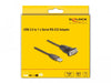 EAN 4043619626458 - DeLOCK 62645 cable de serie Negro USB tipo A DB-9 imagen 4