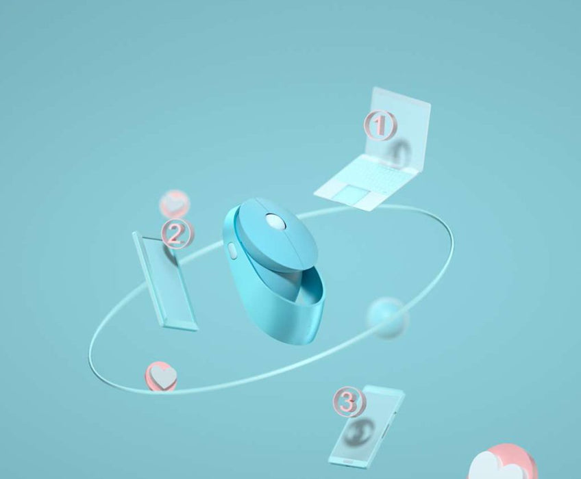 EAN 6940056135131 - Rapoo Ralemo Air 1 ratón Viajes RF Wireless + Bluetooth Óptico 1600 DPI imagen 7