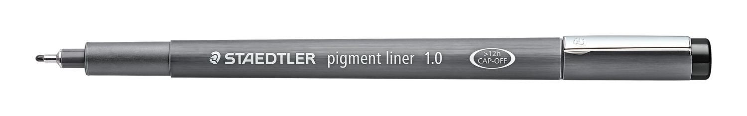 EAN 4007817014011 - Staedtler Pigment Liner 308 rotulador de punta fina Fino Negro 1 pieza(s) imagen 1