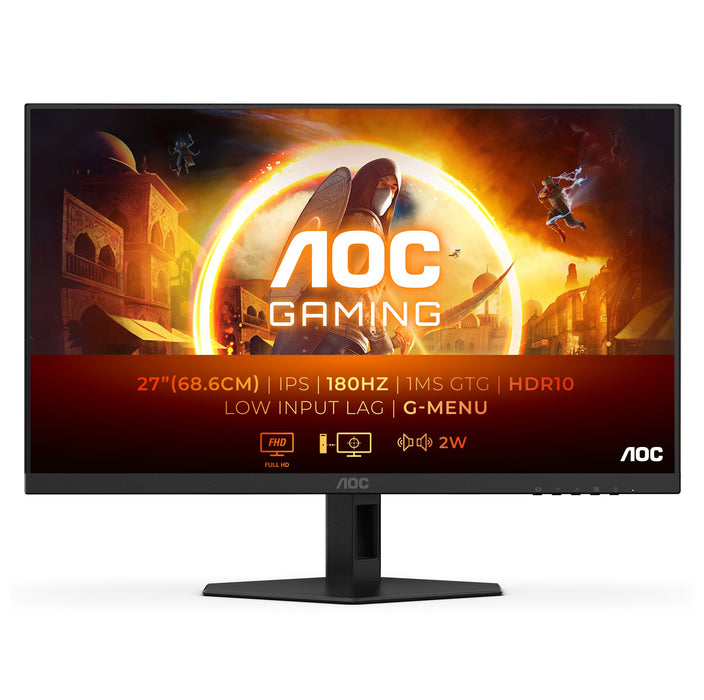 EAN 4038986182034 - AOC 27G4XE pantalla para PC 68,6 cm (27") 1920 x 1080 Pixeles Full HD LCD Negro, Gris imagen 1