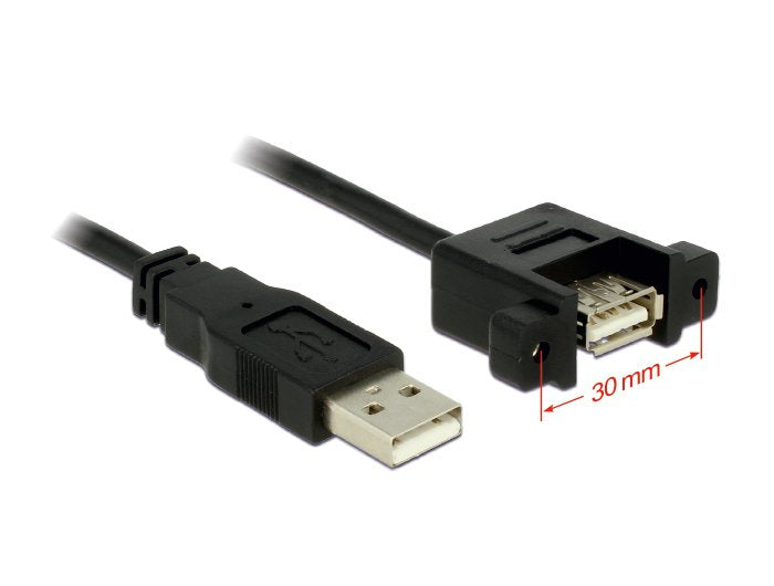 EAN 4043619851065 - DeLOCK 1m 2xUSB2.0-A cable USB USB 2.0 USB A Negro imagen 2