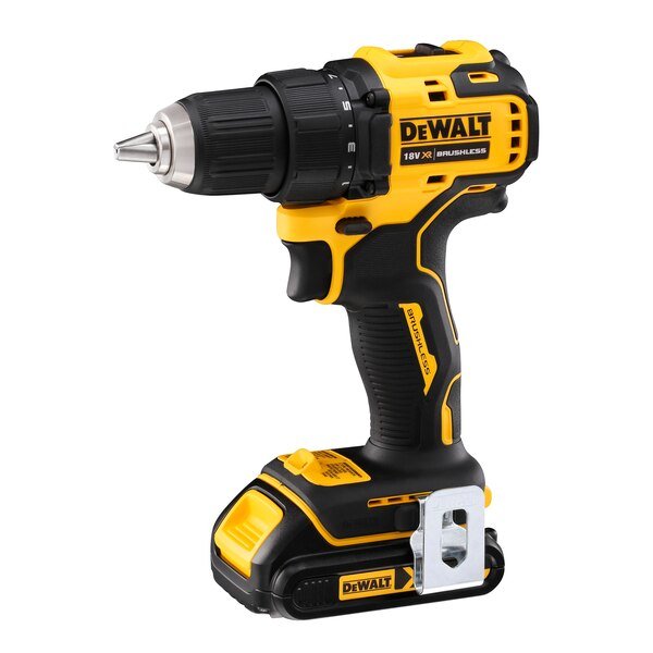 EAN 5035048709702 - DeWALT DCD708S2T-QW taladro 1650 RPM Sin llave 1,1 kg Amarillo imagen 2