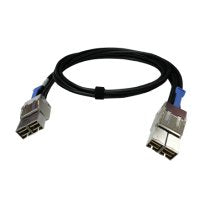 EAN 4711103084588 - QNAP CAB-PCIE10M-8644-8X cable Serial Attached SCSI (SAS) 1 m Negro imagen 1