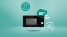 EAN 3838782176524 - Gorenje MO20A3B Negro Microondas combinado Encimera 20 L 800 W imagen 5