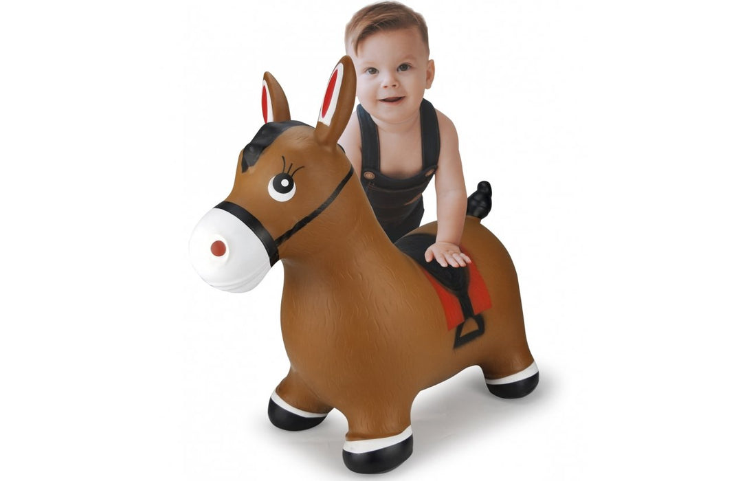 EAN 4042774458836 - Jamara Hopping animal horse brown with pump juguete inflable imagen 1
