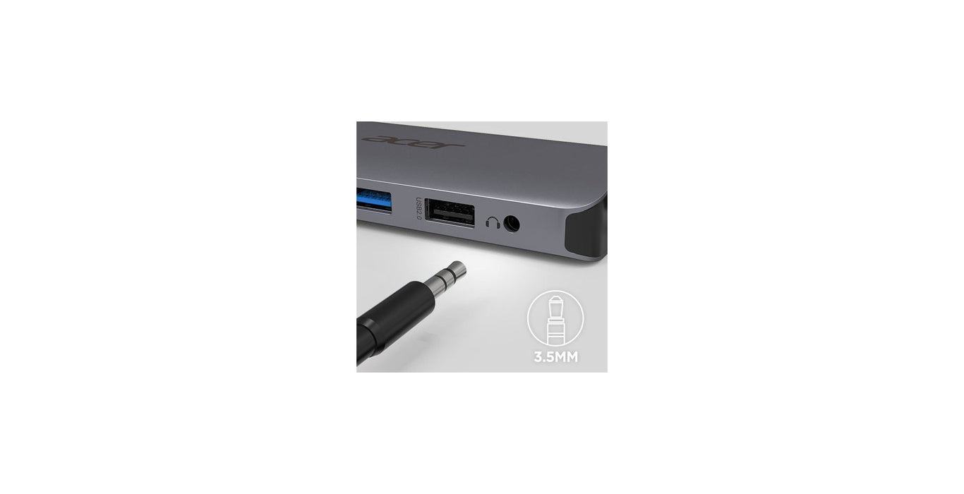 EAN 4712842945611 - Acer 12-in-1 Type-C Dongle Alámbrico USB 3.2 Gen 1 (3.1 Gen 1) Type-C Plata imagen 9