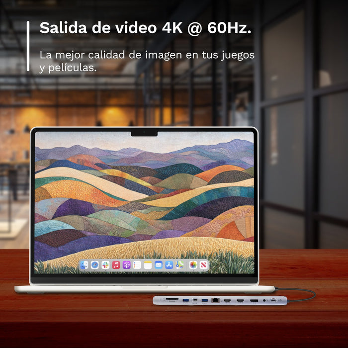 EAN 8052101435351 - Ewent EW1150 base para portátil y replicador de puertos Alámbrico USB 3.2 Gen 1 (3.1 Gen 1) Type-C Alumin imagen 9