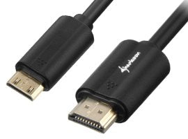 EAN 4044951018017 - Sharkoon 3m, HDMI/Mini HDMI cable HDMI HDMI tipo A (Estándar) HDMI Type C (Mini) Negro imagen 1