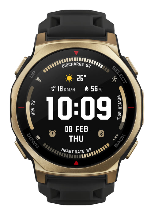 EAN 6972596109549 - Amazfit T-rex 3 Pro 3,35 cm (1.32") AMOLED 44 mm Digital 466 x 466 Pixeles Pantalla táctil Oro Wifi GPS ( imagen 1