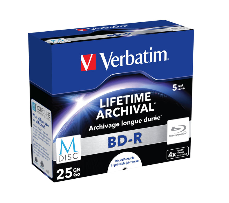 EAN 0023942438236 - Verbatim M-Disc 4x BD-R 25 GB 5 pieza(s) imagen 2