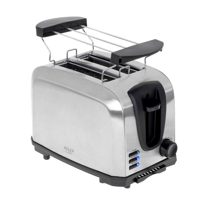 EAN 5903887802178 - Adler AD 3222 tostadora 7 2 rebanada(s) 1000 W Plata imagen 1