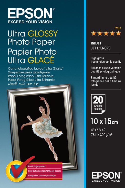 EAN 0010343855274 - Epson Ultra Glossy Photo Paper Brillo imagen 1