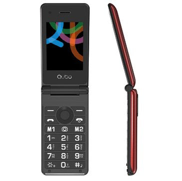 EAN 6944762700416 - Qubo X-28 7,11 cm (2.8") Negro, Rojo Teléfono con cámara imagen 1