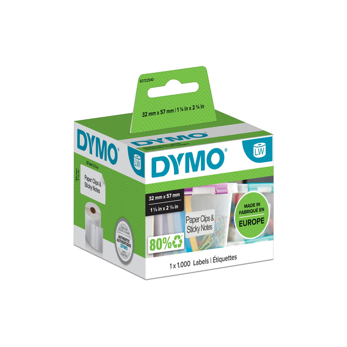 EAN 0071701174970 - DYMO LW - Multi-Purpose Labels - 32 x 57 mm - S0722540 Blanco Etiqueta para impresora autoadhesiva imagen 1