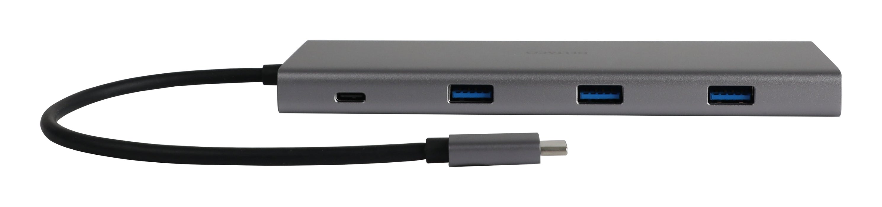 EAN 7333048060624 - Deltaco USBC-HDMI27 hub de interfaz USB Tipo C Plata imagen 4