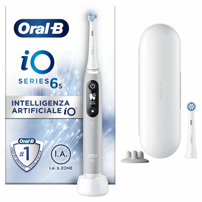 EAN 4210201427360 - Oral-B iO 6S Adulto Cepillo dental vibratorio Gris, Blanco imagen 9