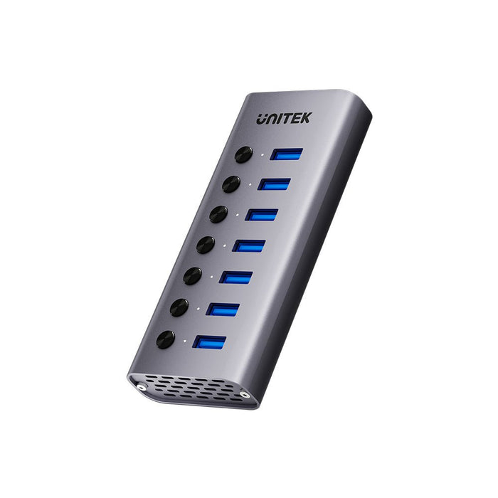 EAN 4894160055224 - UNITEK H1314A01-EU hub de interfaz USB Tipo C 5000 Mbit/s Gris imagen 1