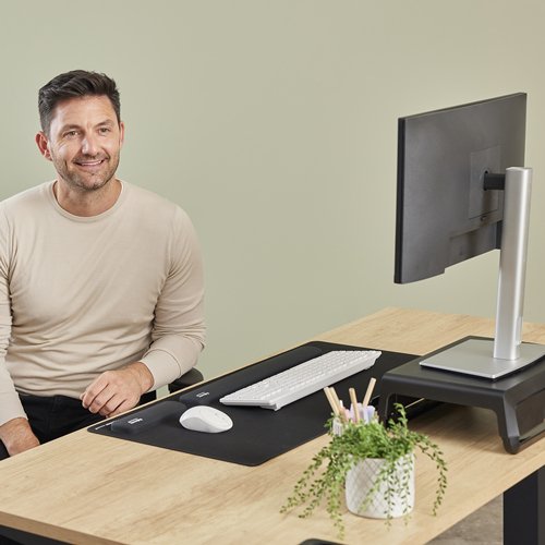 EAN 43859812332 - Fellowes Breyta descansa muñecas Silicona Negro imagen 4