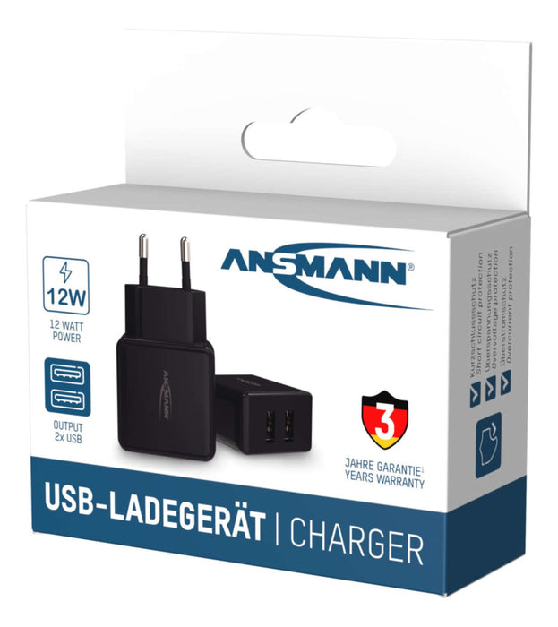 EAN 4013674176526 - Ansmann HC212 Universal Negro Corriente alterna Interior imagen 10