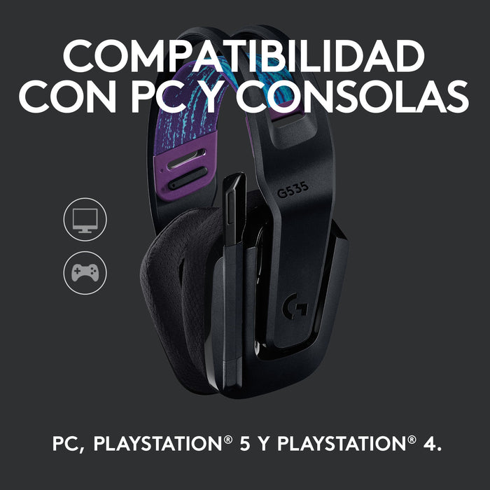 EAN 5099206094772 - Logitech G 981-000972 auricular y casco Auriculares Inalámbrico Diadema Juego Negro imagen 8
