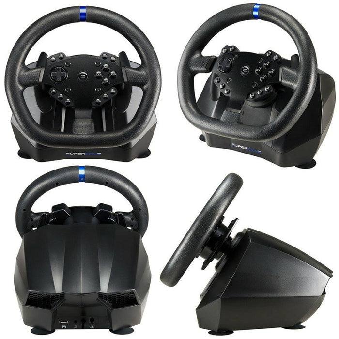 EAN 3701221702571 - Subsonic SA5640-NG mando y volante Negro Volante + Pedales PC, PlayStation 4, Xbox One, Xbox One S, Xbox  imagen 3
