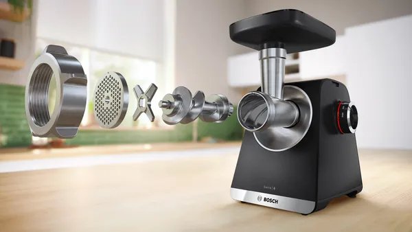 EAN 4242005455836 - Bosch Serie 6 MFWS650B picadora 500 W Negro, Plata imagen 17